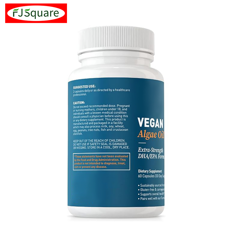 Algae Oil DHA Capsules Factory - Custom Formula 50% 400mg Daily Health Supplement