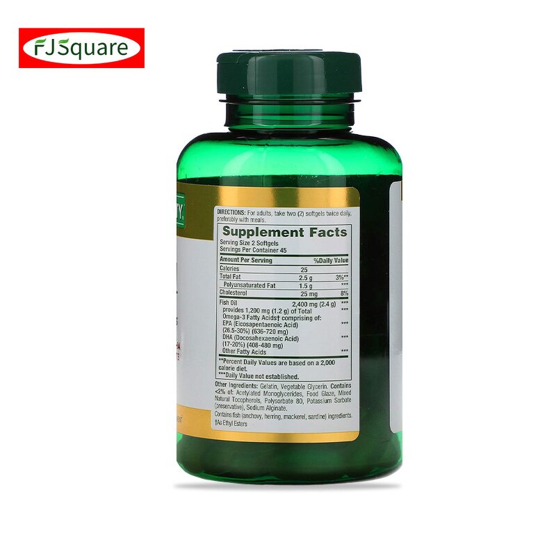 Fish Oil Supplement Supplier - OEM/ODM Nutritious Omega3 Gluten-Free Natural