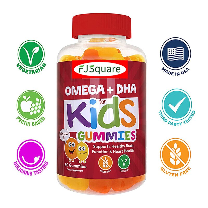 Kids DHA Gummies Manufacturer - 100% Organic Omega 3 6 9 Brain Joint Support