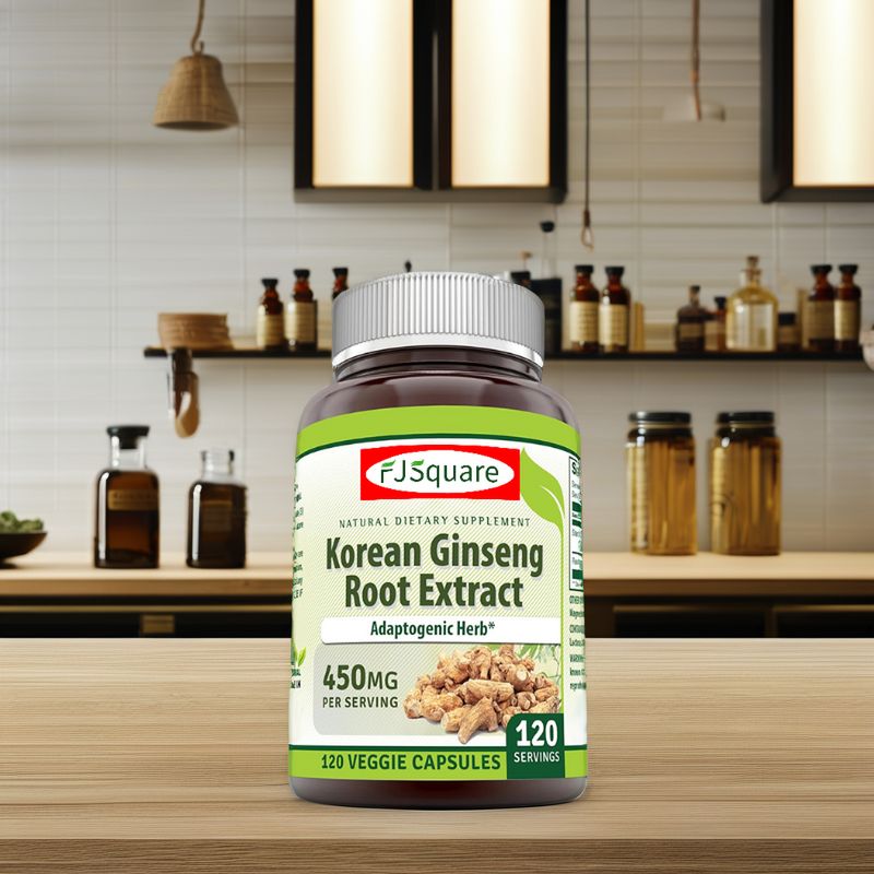 Panax Ginseng Extract Capsules Supplier - OEM Vegan Boost Energy Stamina Focus