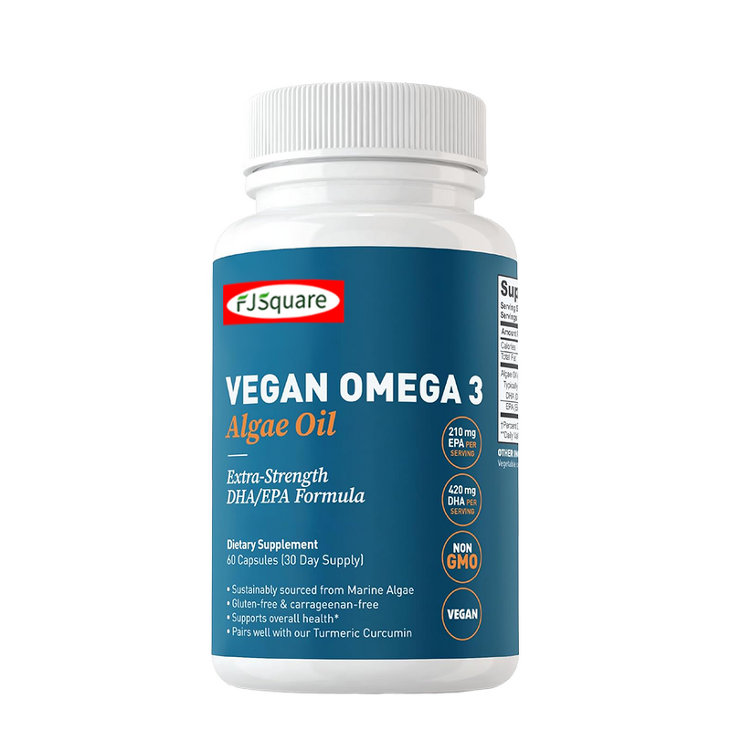 Algae Oil DHA Capsules Factory - Custom Formula 50% 400mg Daily Health Supplement