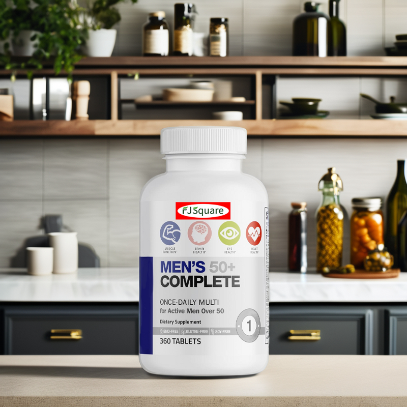 Men's 50+ Multivitamin Tablets Supplier - Manufacturer's Plus 30 Nutrients Vegetarian