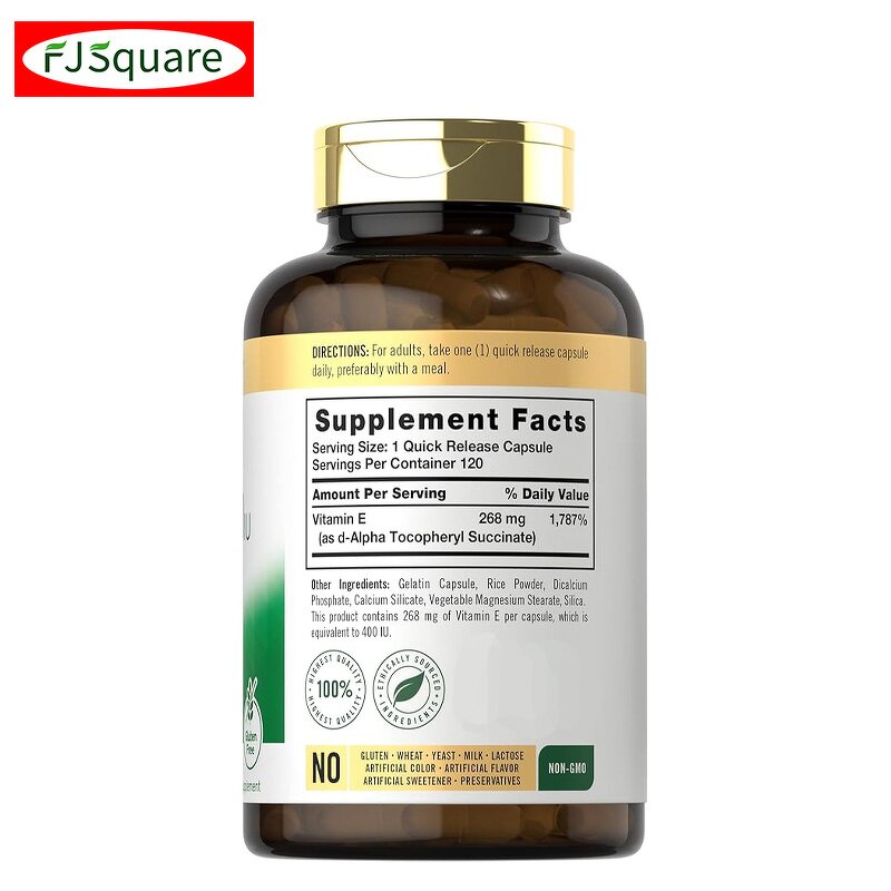 Vitamin E Oil Softgel Supplier - 400IU/1000IU Vitamins Product