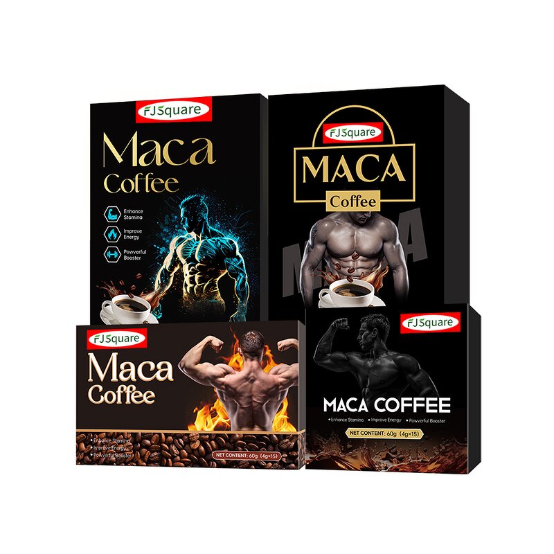 Man X Power Coffee Factory - Private Label Herbal Organic Instant Maca Black Coffee