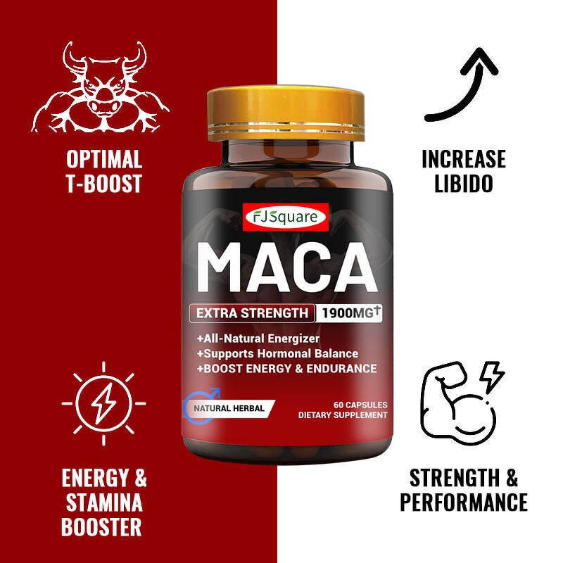 Maca Extract Powder Capsules Supplier - OEM Strength Supplement Black Maca