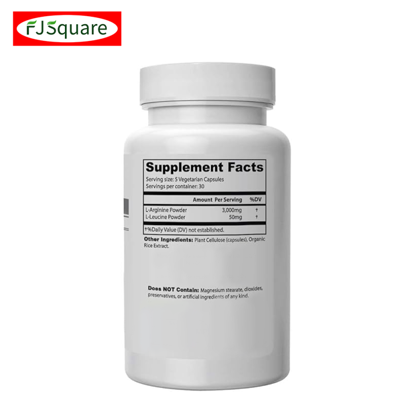 L-Arginine Capsules Factory - Powder Pills Safe for Non-Pregnant Adults