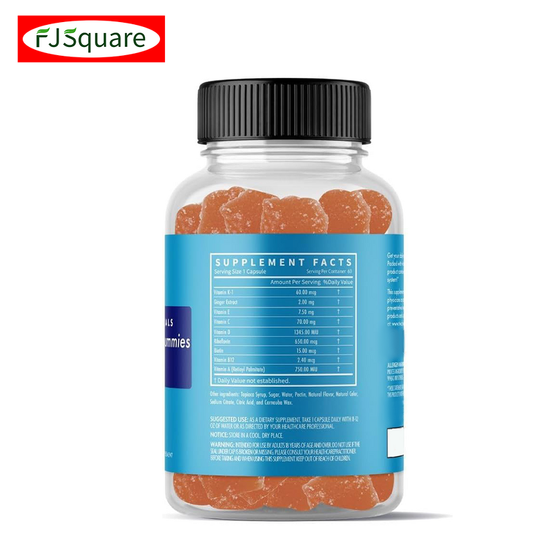 Vegan Multivitamin Gummies Supplier - Private Label 60-Gram for Kids Adults