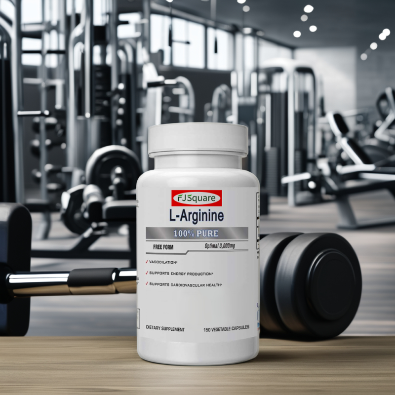 L-Arginine Vegetable Capsules Factory - Pure Supplement Provides Vegan Energy