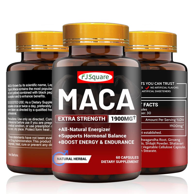 Maca Extract Powder Capsules Supplier - OEM Strength Supplement Black Maca