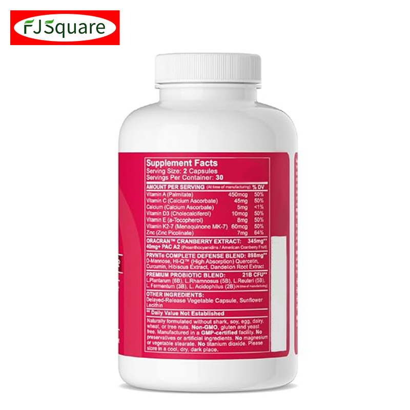 D-Mannose Capsules Supplier - with Cranberry Probiotic Urinary Bladder Support