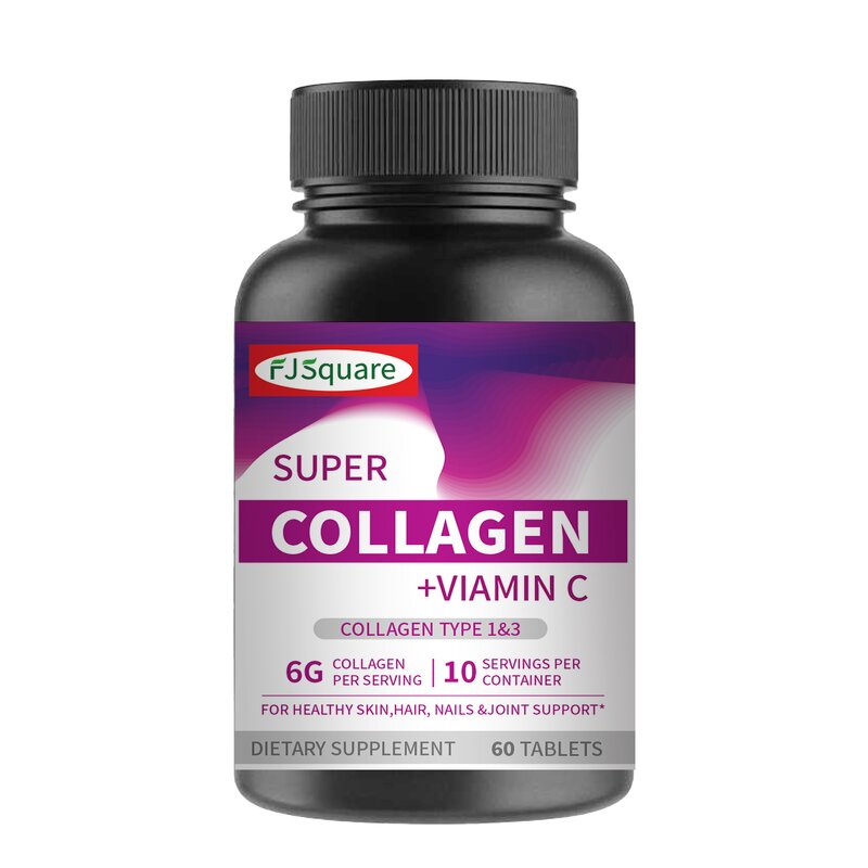 Super Collagen Peptides Tablets Supplier - Private Label with Vitamin C Biotin