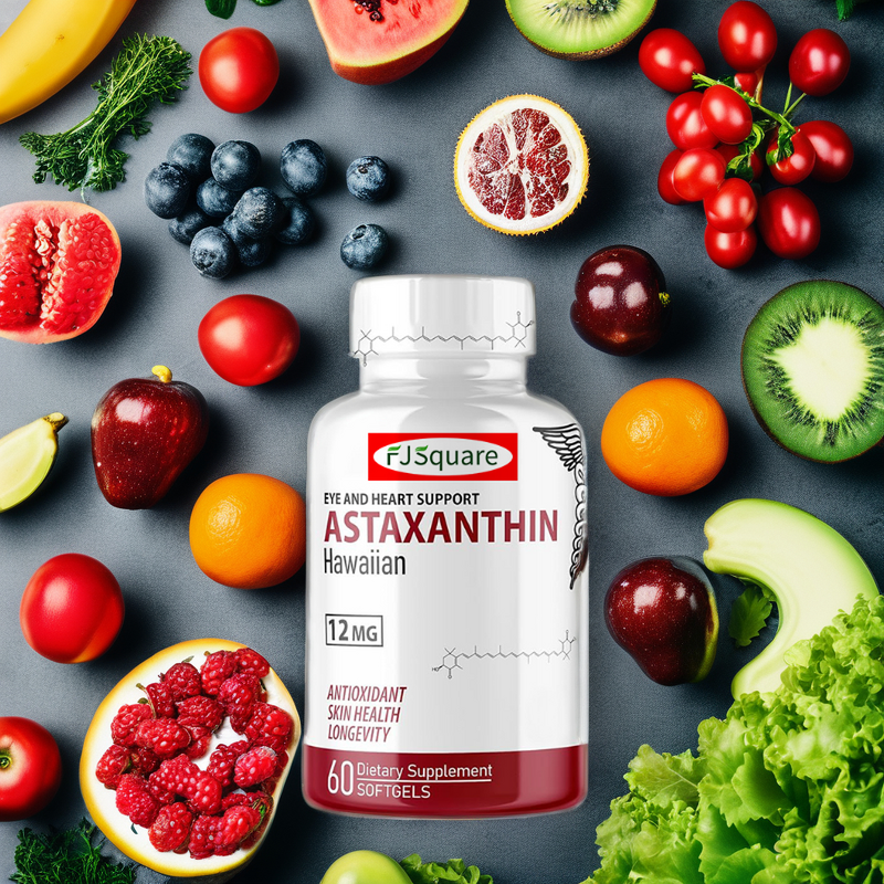 Astaxanthin Softgel Manufacturer - OEM 12 Mg for Immune System Skin