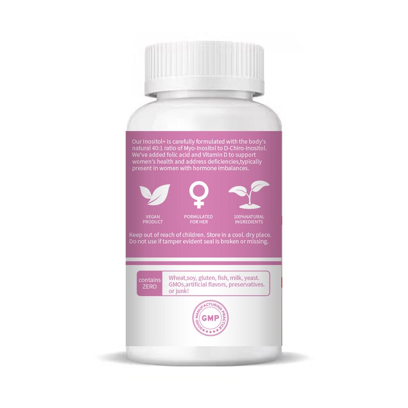 Myo Inositol Capsules Factory - Private Label Women Support Folate Vitamin