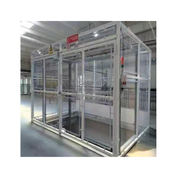 Four Post Freight Elevator Factory - Steel Mesh Cabin