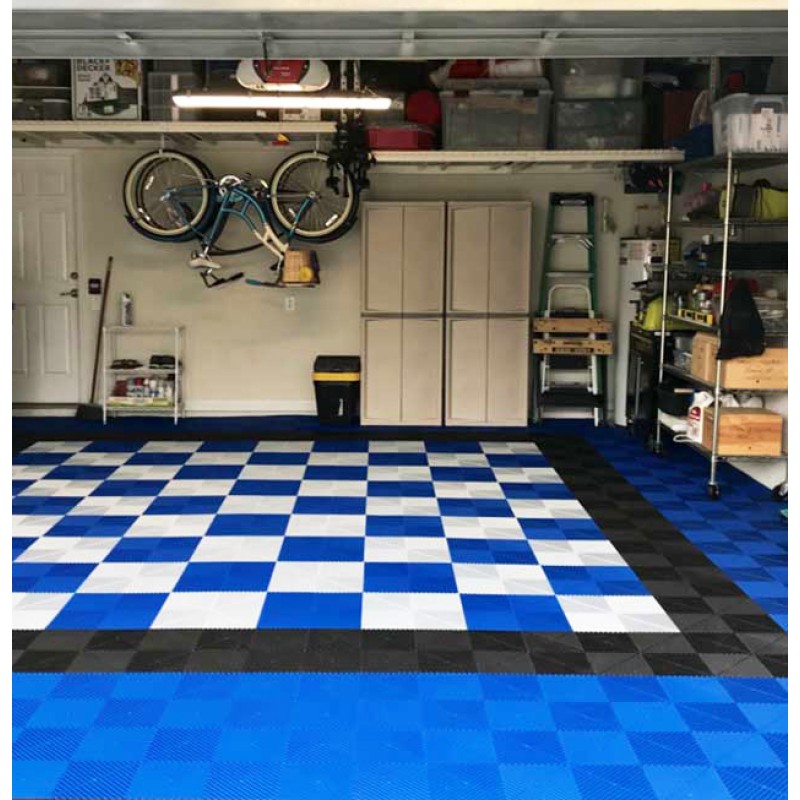 PP PVC Garage Floor Tiles Manufacturer - High Duty for Car Detailing Shop Warehouse