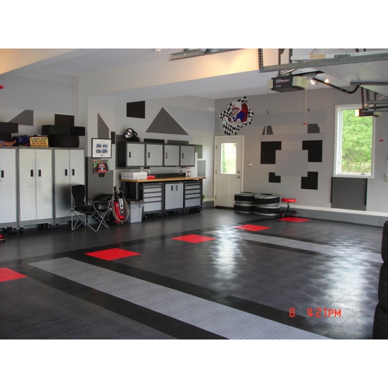 Plastic Modular Garage Tiles Factory - PP PVC Interlocking for Car Wash Garage