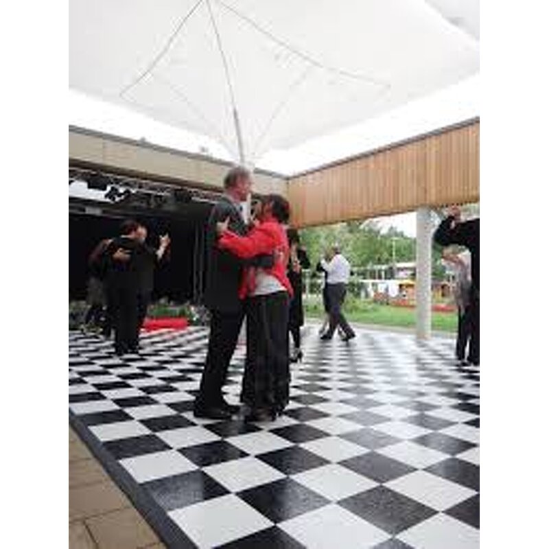 WPC Dance Floor Tiles Manufacturer - Portable Assembly Wood Led Custom Size