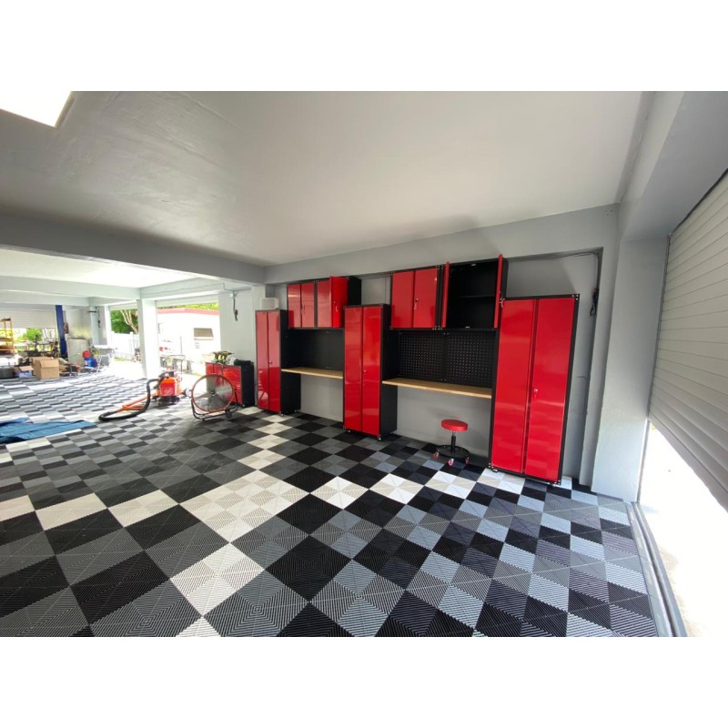 Colorful Garage Floor Tiles Supplier - Modular Interlocking Plastic for Workshop