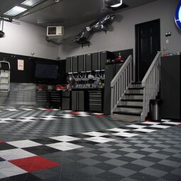 Garage Floor Tiles Manufacturer - High Quality Interlocking Plastic PP for Car Shop
