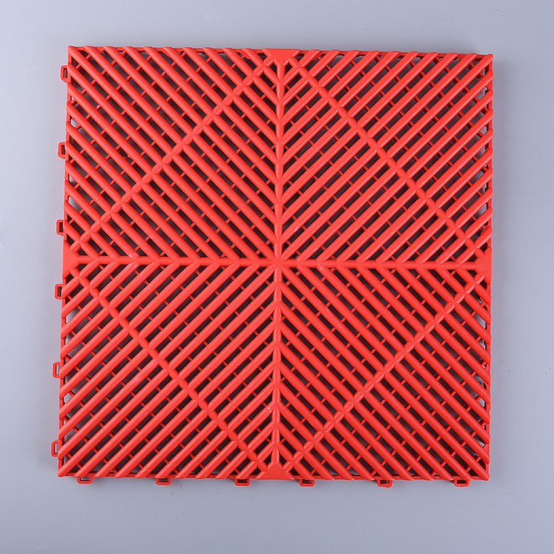 PVC Garage Floor Tiles Supplier - Interlocking PP Perforated for Car Wash Room