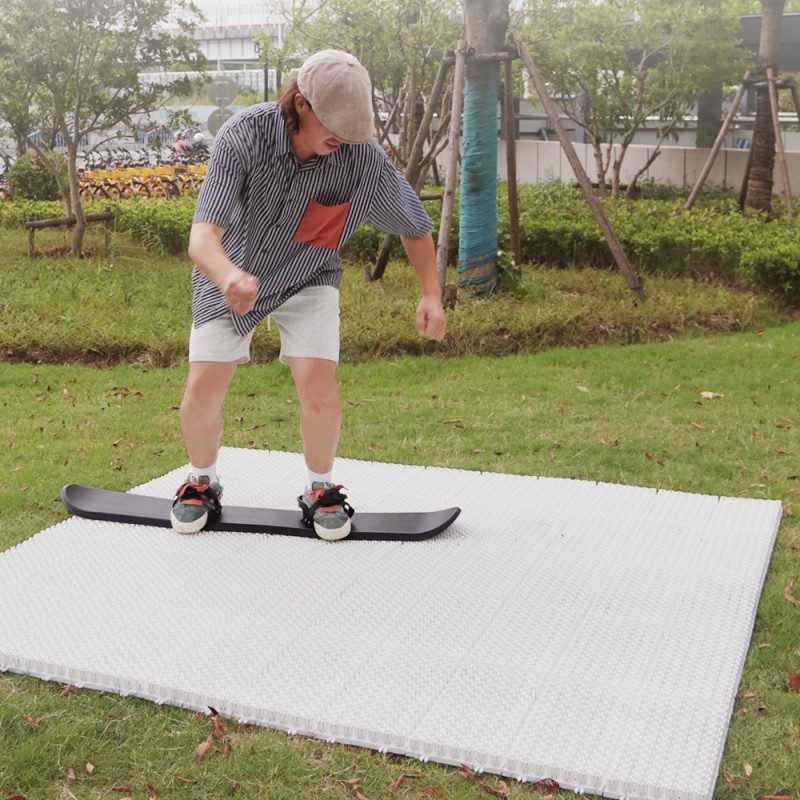 Dry Ski Slope Mat Factory - Hot Selling White 800x200mm Artificial Outdoor