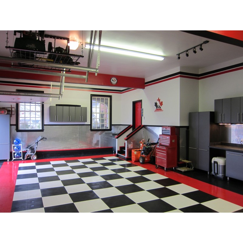 Plastic Modular Garage Tiles Factory - PP PVC Interlocking for Car Wash Garage