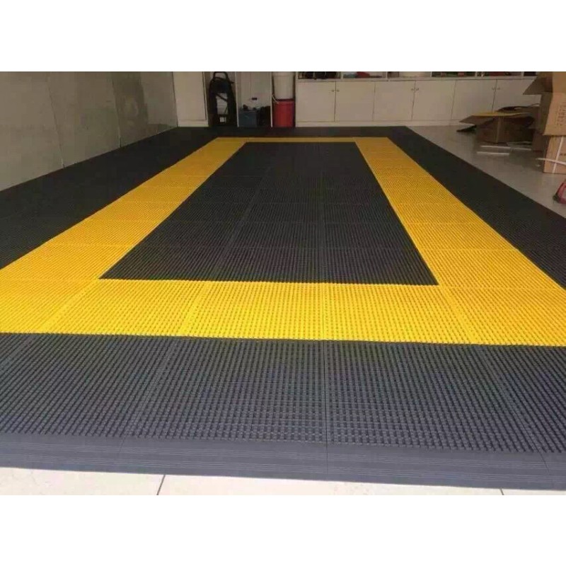 Colorful Garage Floor Tiles Supplier - Modular Interlocking Plastic for Workshop