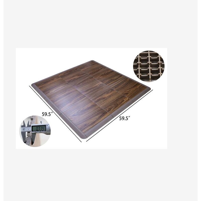 Dance Floor Tiles Manufacturer - Scratch-resistant Vinyl Wood Pvc PP Interlocking