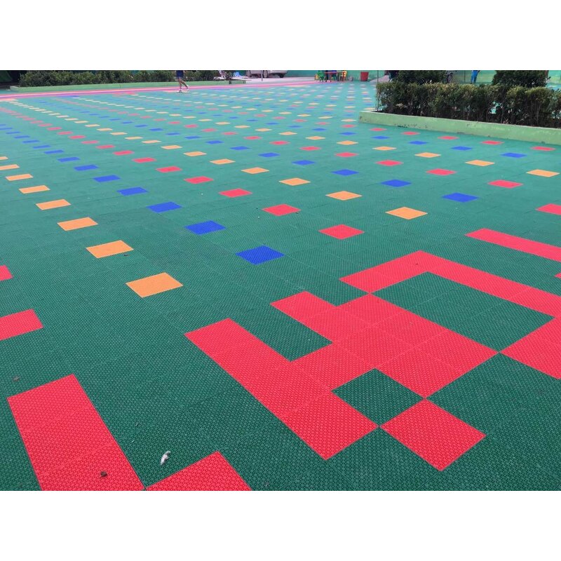 Portable Football Court Tiles Supplier - 25x25cm Sport Court Outdoor Basketball