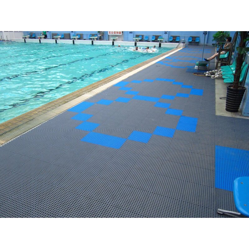 Interlocking PVC Flooring Manufacturer - High Quality Removable Anti-slip Pool Mat