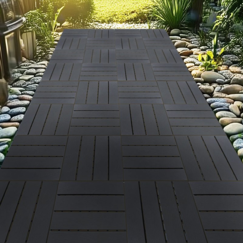 Interlocking Decking Tiles Supplier - Customized Color Eco-Friendly Terrace