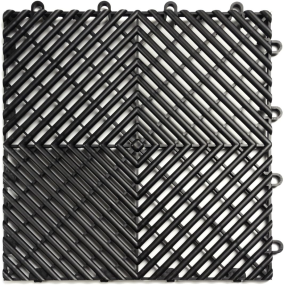 Plastic Garage Floor Mat Factory - Interlocking -30 to 120 Simple Color Indoor