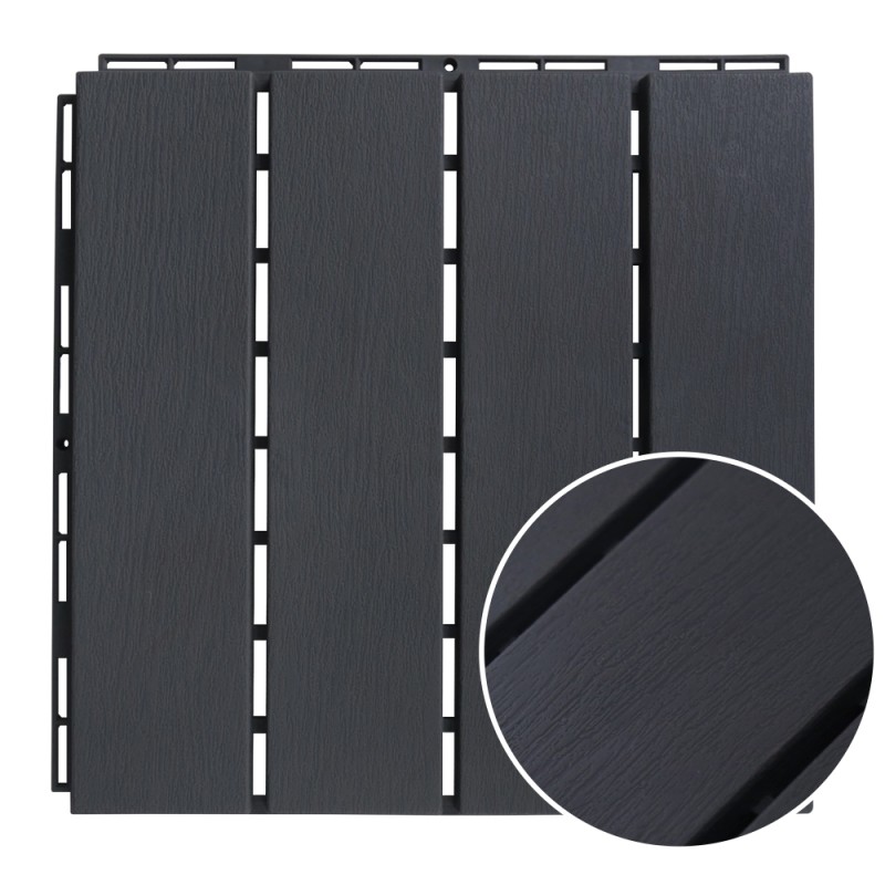 Deck Tiles Manufacturer - 30x30 Anti-Slip Composite Interlocking WPC