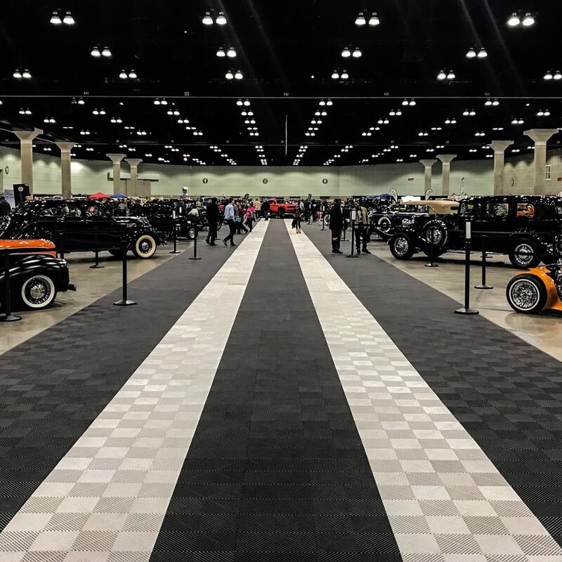 Rubber PVC Flooring Factory - Wholesale Interlocking Tiles for Car Wash Removable