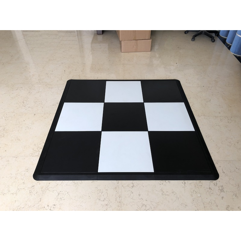Dance Floor Tiles Manufacturer - Scratch-resistant Vinyl Wood Pvc PP Interlocking