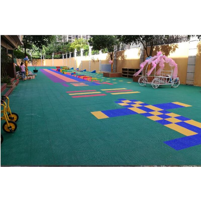 Plastic Court Floor Manufacturer - High Strength Water Proof Sport Use Tiles