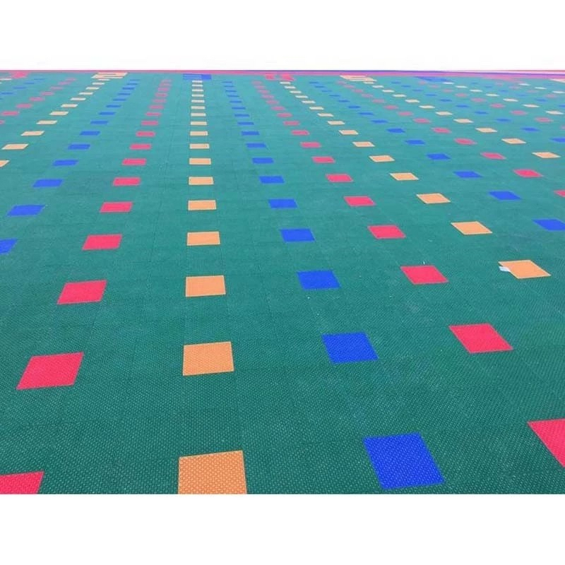 Plastic Court Floor Manufacturer - High Strength Water Proof Sport Use Tiles