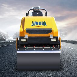 Double Drum Vibratory Roller Factory - Heavy Duty 2.5-3 Ton Construction Articulated