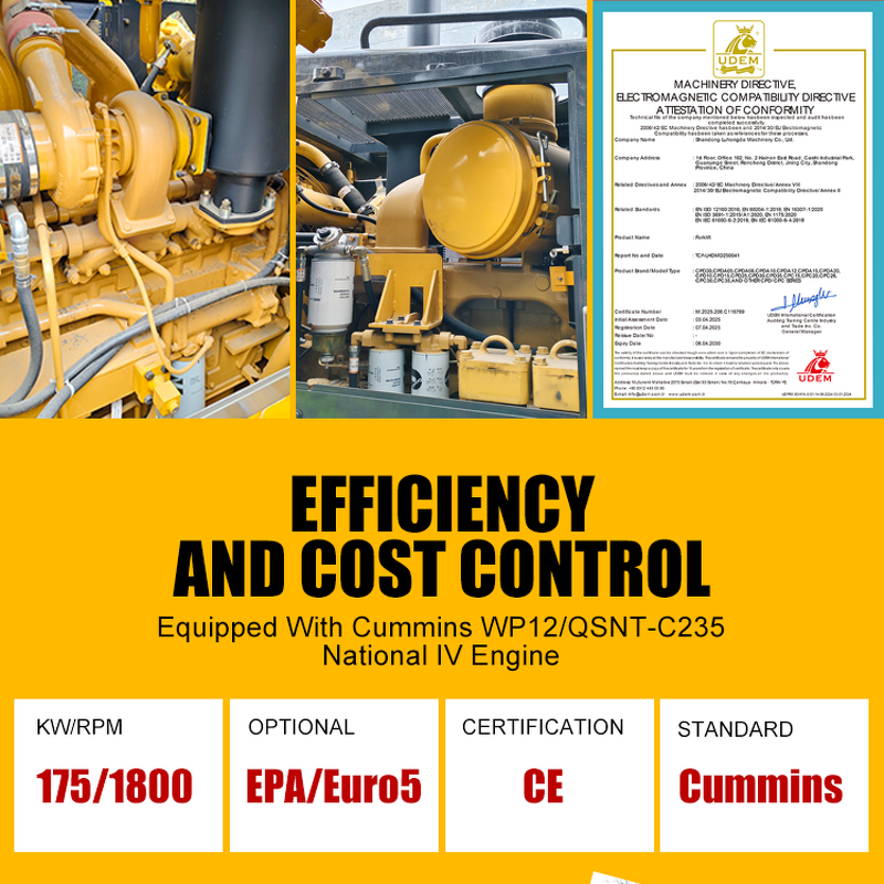 Bulldozer Machine Supplier - 220HP with Air Conditioner Mini Dozer for Sale