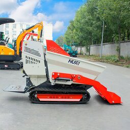 Crawler Dump Truck Manufacturer - Small Size Rubber Track 800kg Mini Tipper Truck