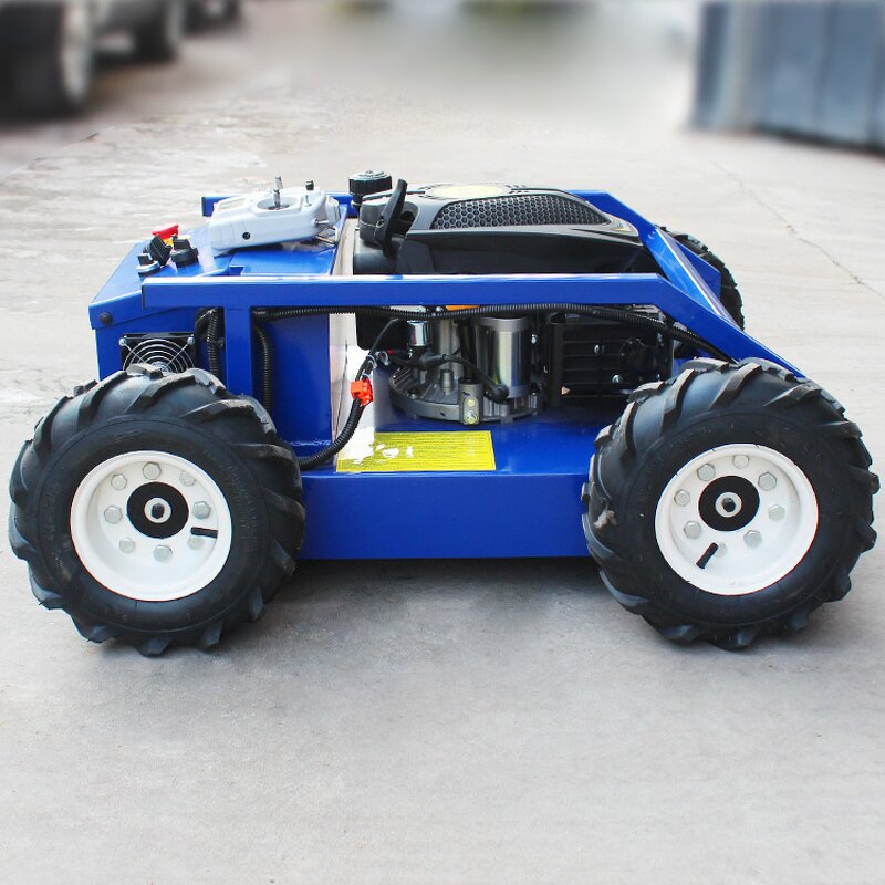 Remote Control Lawn Mower Manufacturer - Hot Top Small Crawler Automatic Robot