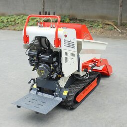 Agricultural Mini Dumper Factory - Hydraulic 800kg Manual Tracked Multifunctional