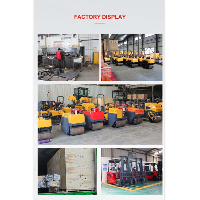 Double Drum Vibratory Roller Factory - Heavy Duty 2.5-3 Ton Construction Articulated