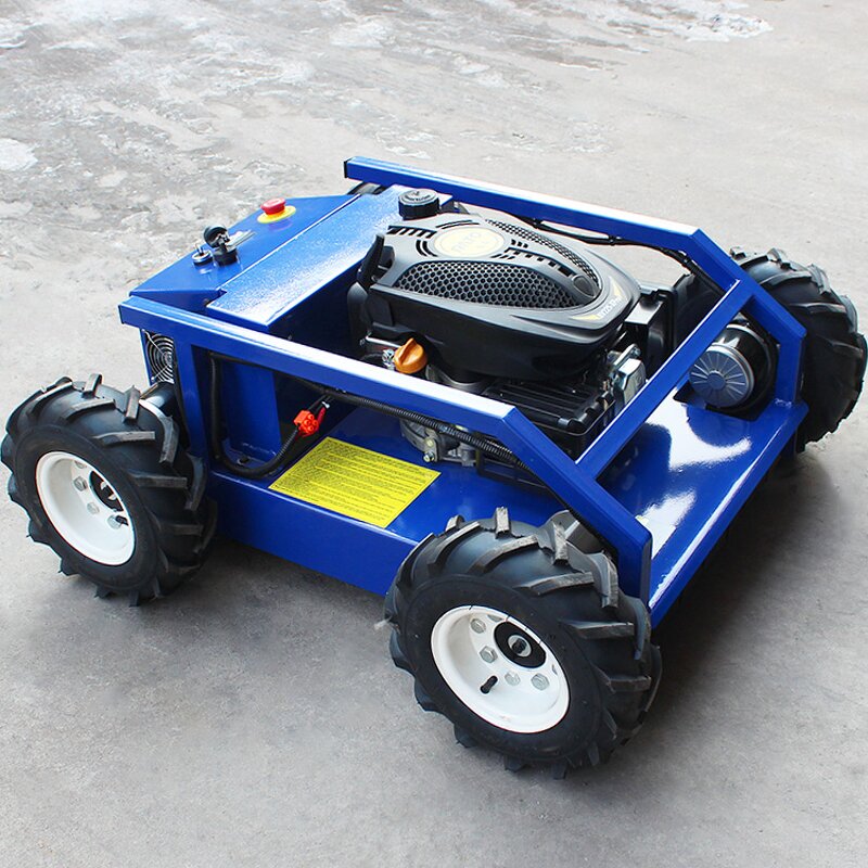 Remote Control Lawn Mower Manufacturer - Hot Top Small Crawler Automatic Robot