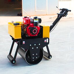 Vibratory Roller Manufacturer - Factory Price 500-1000kg Hydraulic Handheld Single Wheel