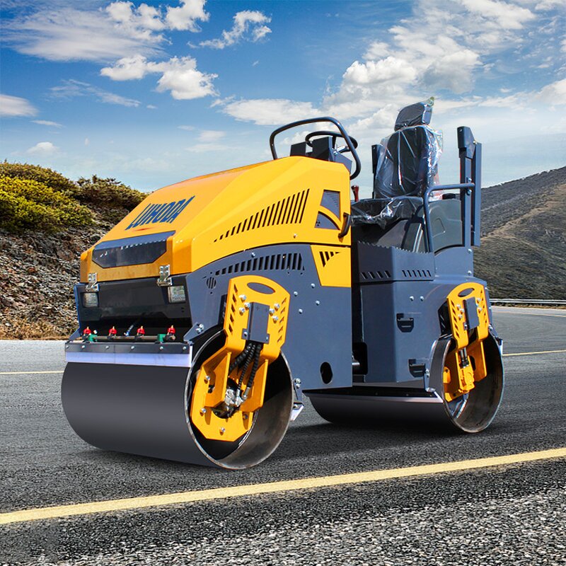 Hydraulic Vibrating Roller Supplier - Industrial Asphalt Road Roller Price for Sale