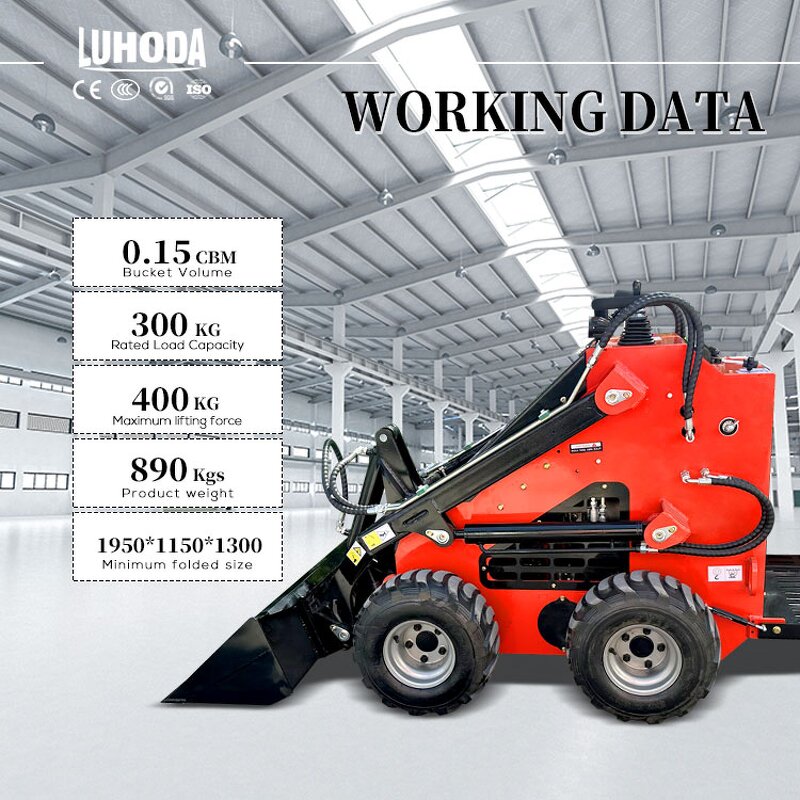 Mini Skid Steer Loader Supplier - New Arrival Popular Brand 1 Ton EPA Certified