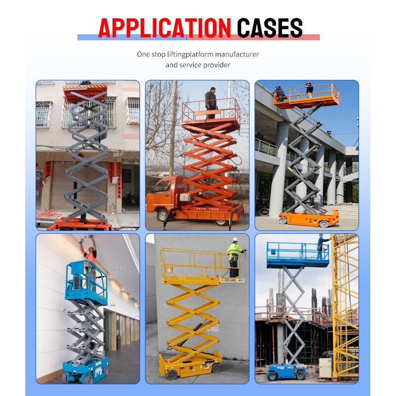 Crawler Scissor Lift Supplier - New 6-8m Track Type Self Propelled