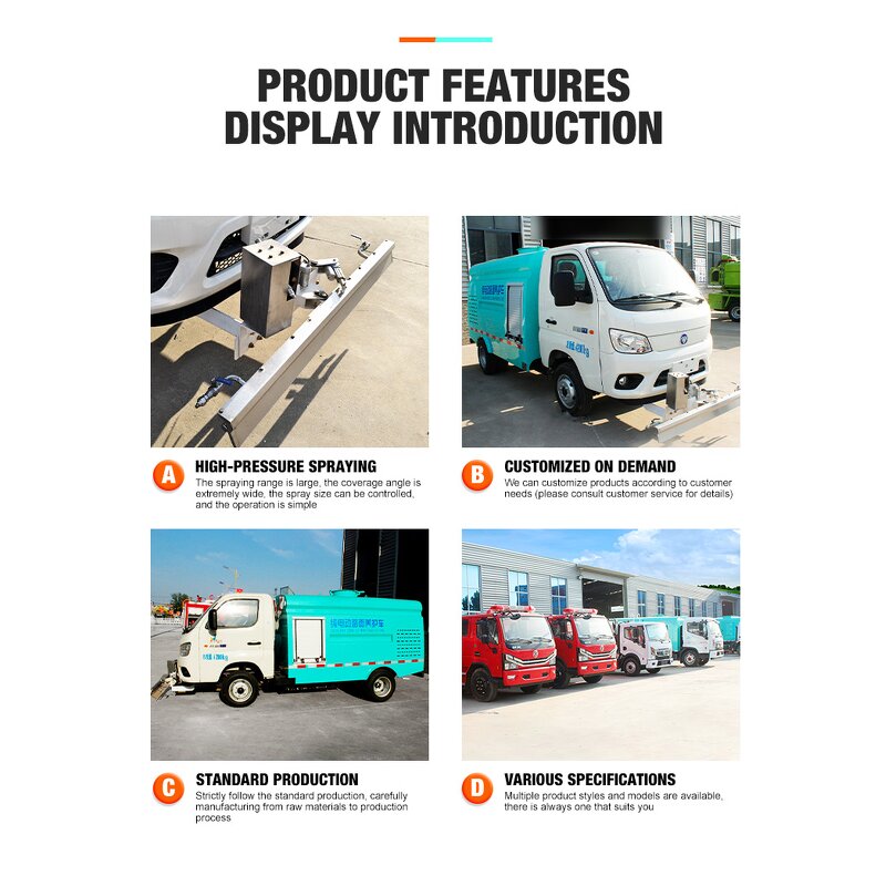 Electric Road Sweeper Truck Supplier - New Energy Low Price with Water Sprinkler