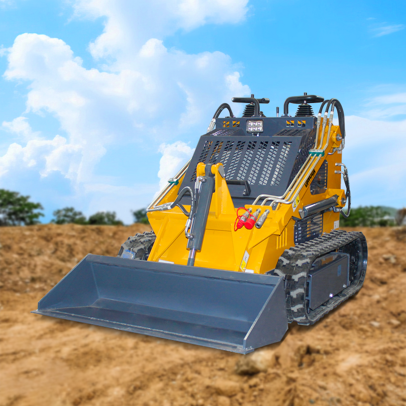 Mini Skid Steer Loader Supplier - Free Shipping 420kg with 820mm Narrow Bucket